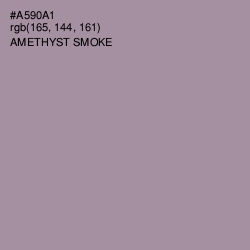 #A590A1 - Amethyst Smoke Color Image